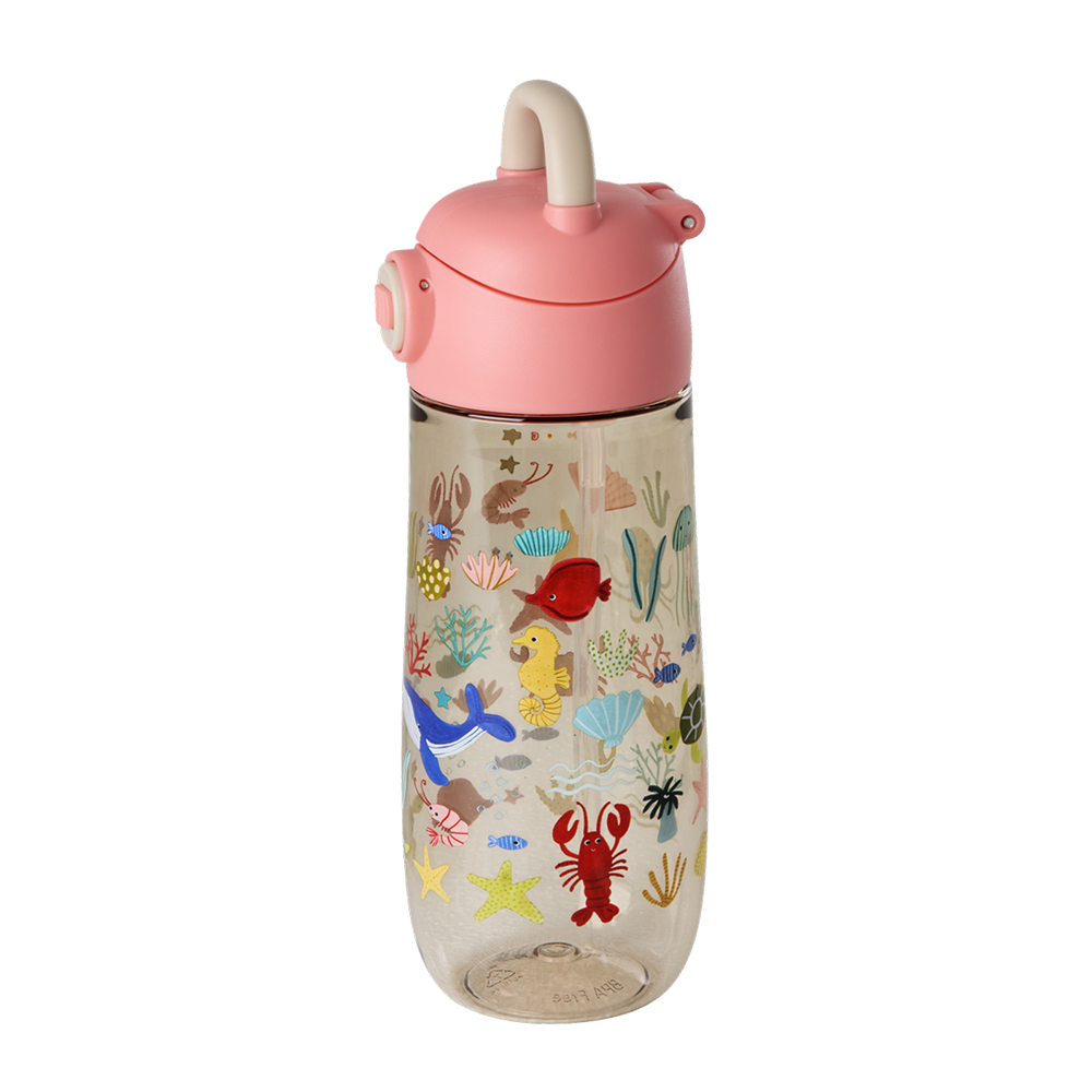 Rice Kinder Trinkflasche 'Ocean' Coral - Online MY SNOWFLAKE