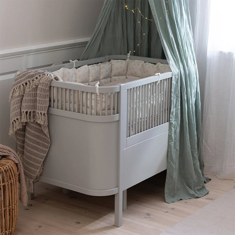 Sebra Baby und Junior Bett Stone Grey - Online MY SNOWFLAKE