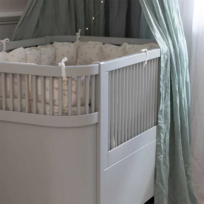 Sebra Baby und Junior Bett Stone Grey - Online MY SNOWFLAKE