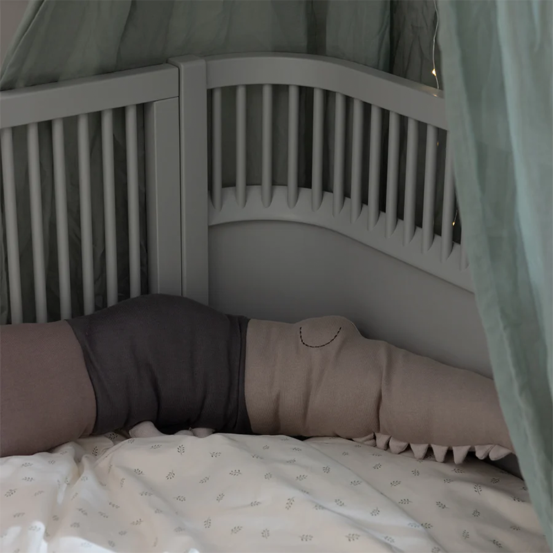 Sebra Baby und Junior Bett Stone Grey - Online MY SNOWFLAKE