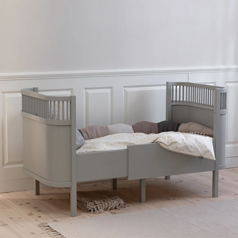 Sebra Baby und Junior Bett Stone Grey - Online MY SNOWFLAKE