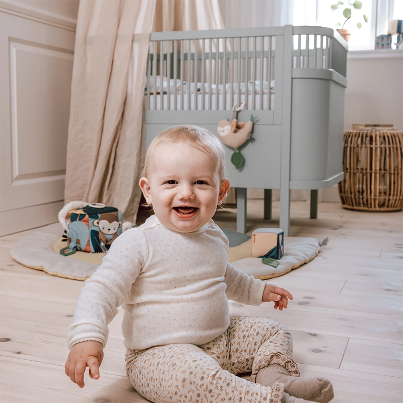 Sebra  Baby und Junior Bett  Mist Green - Online MY SNOWFLAKE