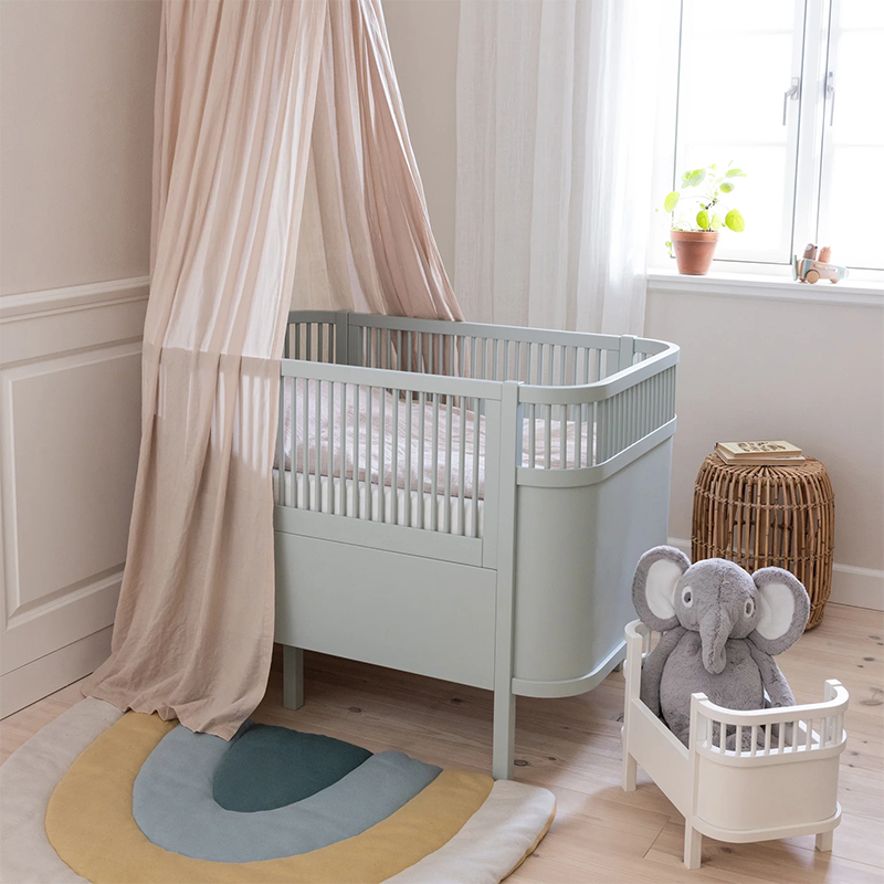 Sebra  Baby und Junior Bett  Mist Green - Online MY SNOWFLAKE