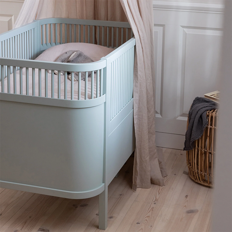 Sebra  Baby und Junior Bett  Mist Green - Online MY SNOWFLAKE
