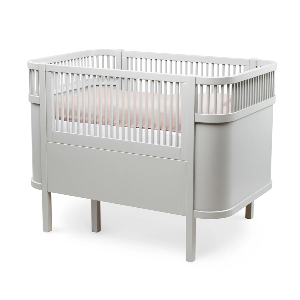 Sebra Baby und Junior Bett Stone Grey - Online MY SNOWFLAKE