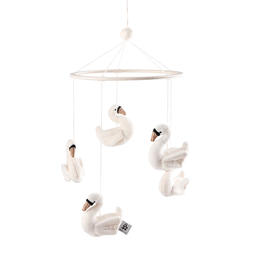 Sebra  Mobile  'Schwan' Creamy White - Online MY SNOWFLAKE
