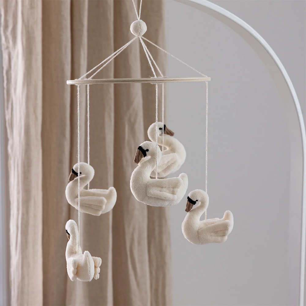 Sebra  Mobile  'Schwan' Creamy White - Online MY SNOWFLAKE