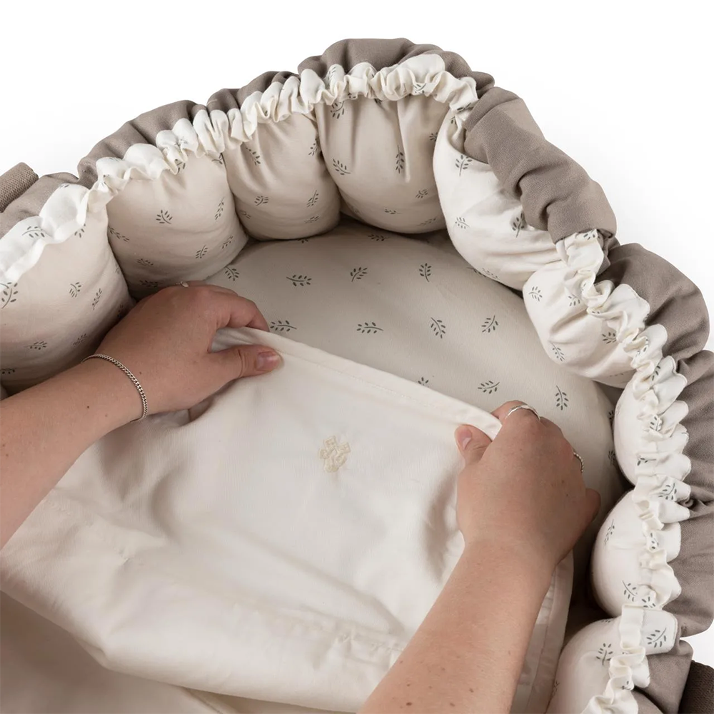 Sebra Bettnässe-Bezug für Babynestchen 3-in-1 Moonlight Beige