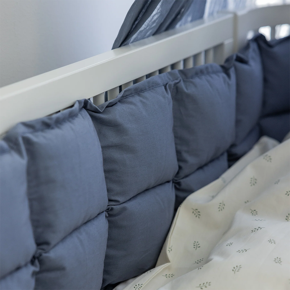 Sebra Bettnestchen  'Kapok' Forest Lake Blue - Online MY SNOWFLAKE