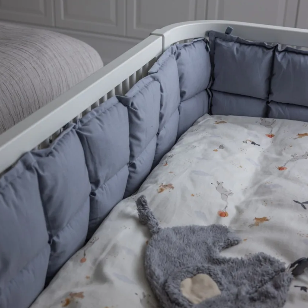 Sebra Bettnestchen  'Kapok' Dusty Blue