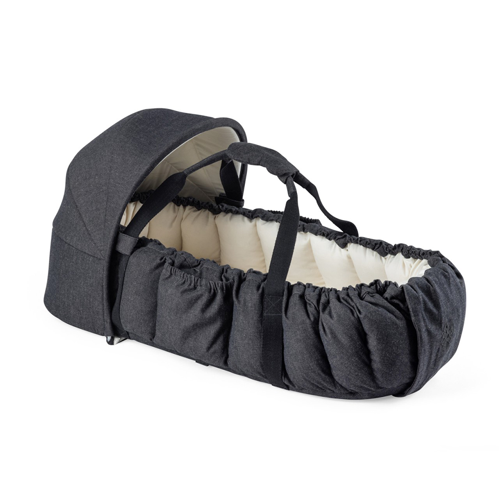 Sebra Babynestchen 3-in-1 mit Verdeck Grey Melange