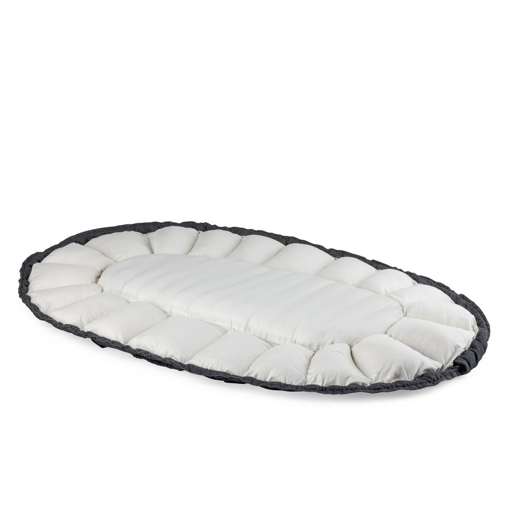 Sebra Babynestchen 3-in-1 mit Verdeck Grey Melange