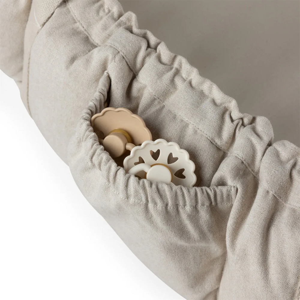 Sebra Babynestchen 3-in-1 mit Verdeck Beige Melange