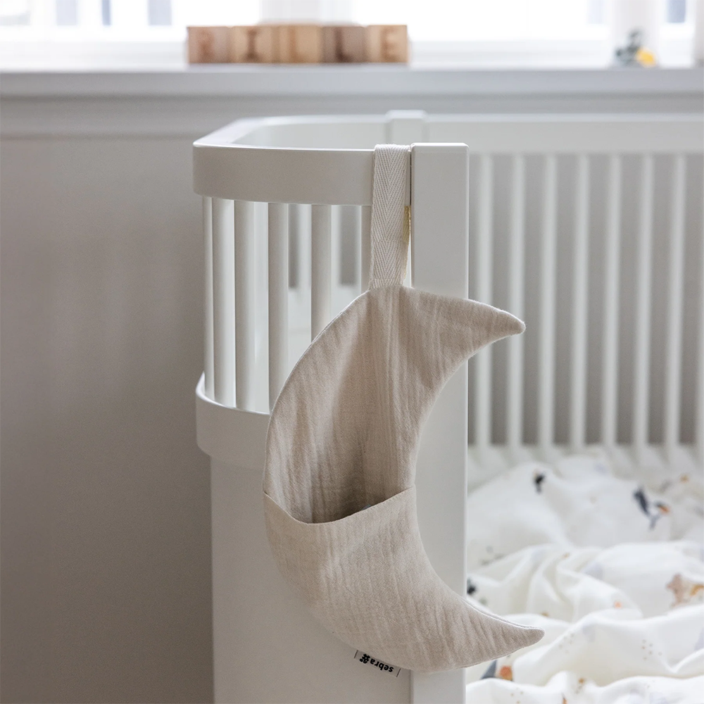 Sebra Betttasche Mond Creamy White - Online MY SNOWFLAKE