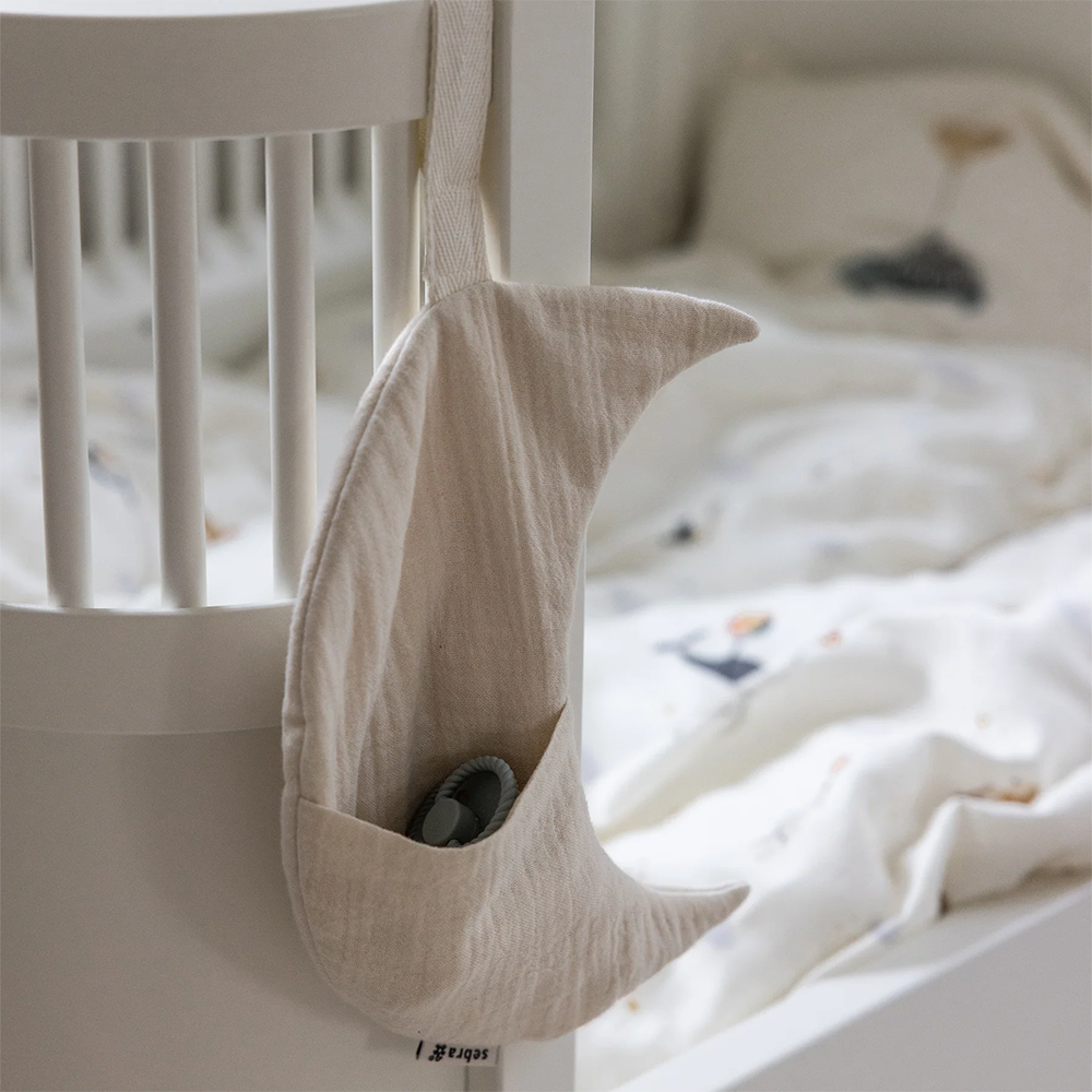 Sebra Betttasche Mond Creamy White - Online MY SNOWFLAKE