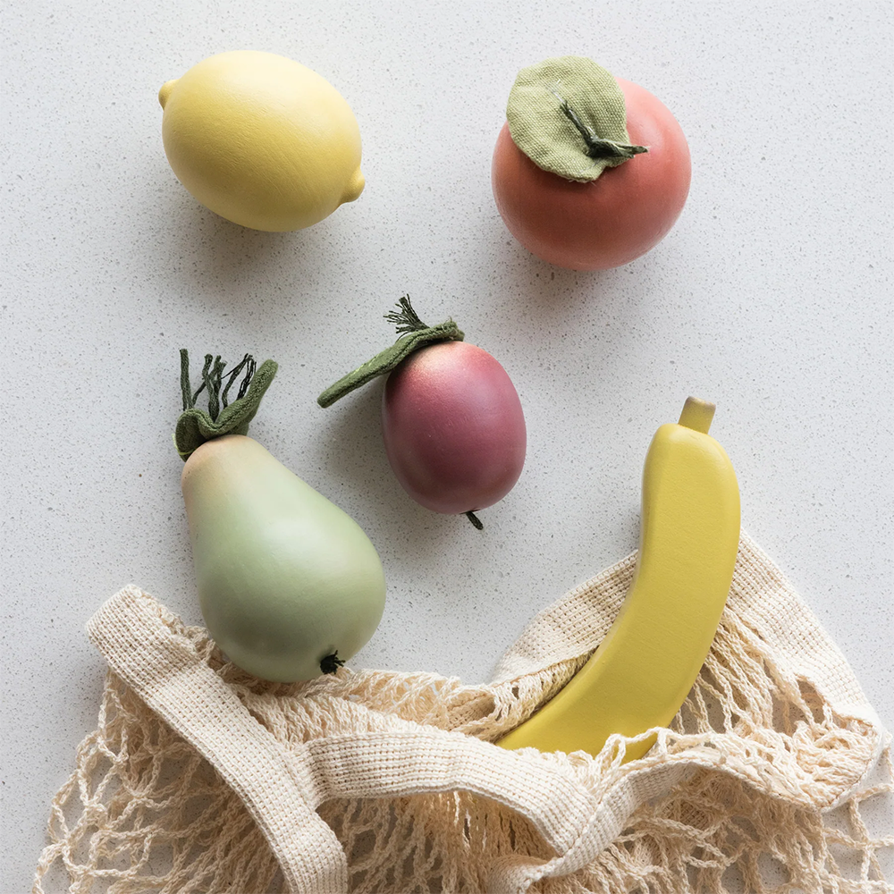 Sebra Obst aus Holz
