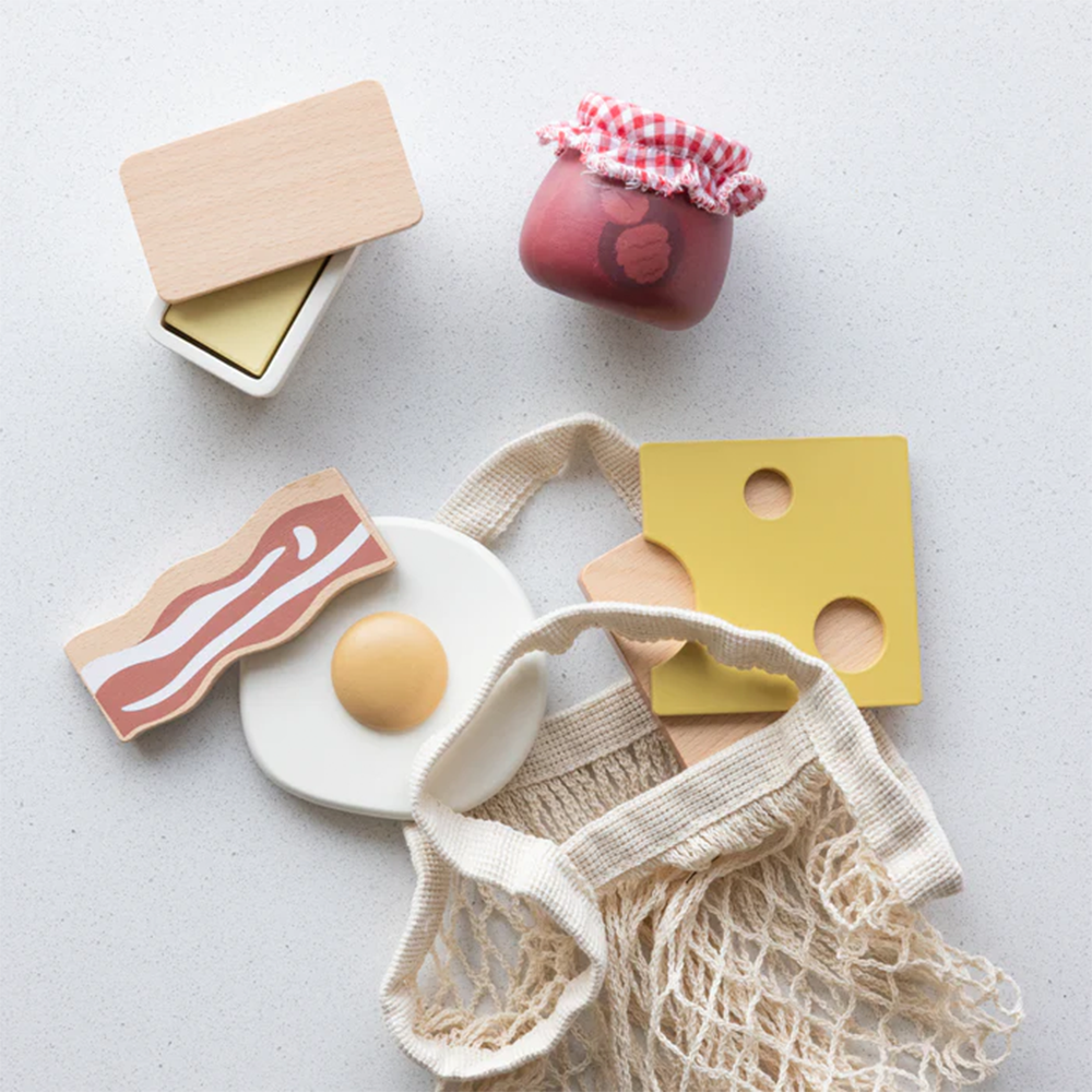 Sebra Frühstücks-Set aus Holz