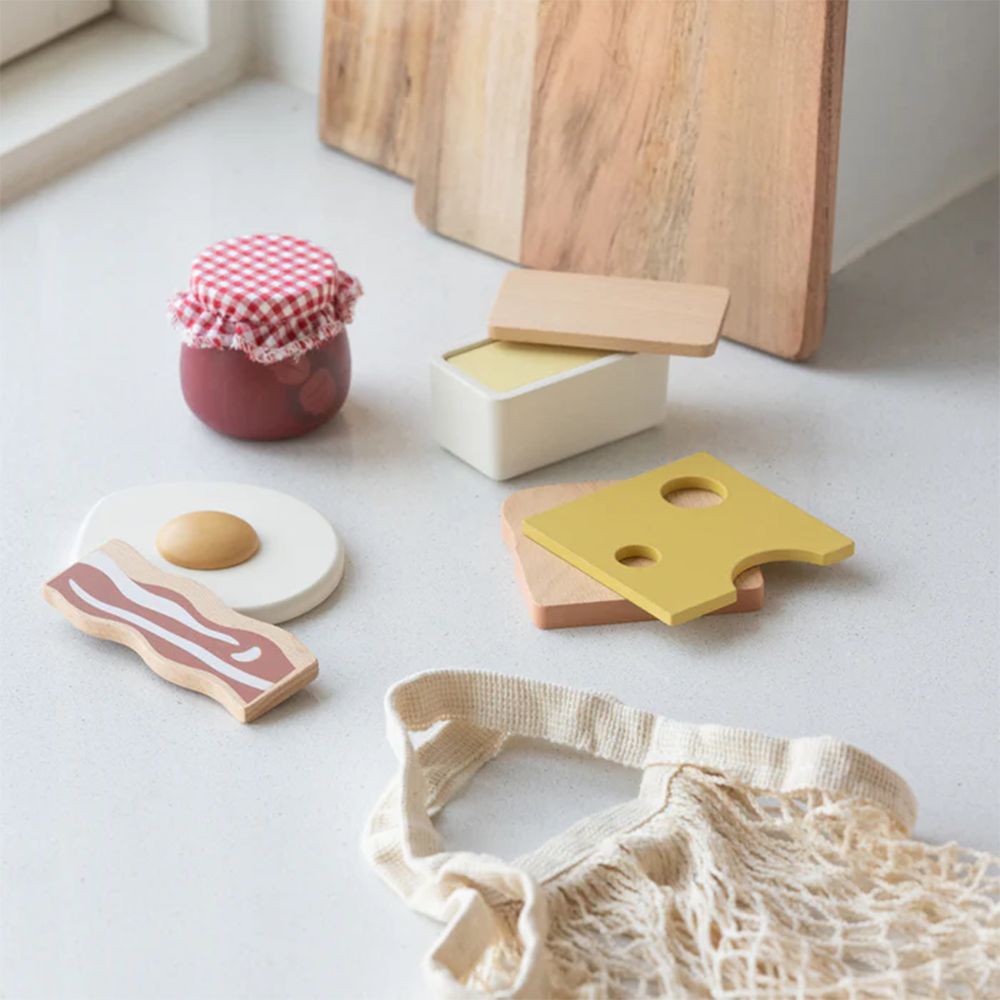 Sebra Frühstücks-Set aus Holz