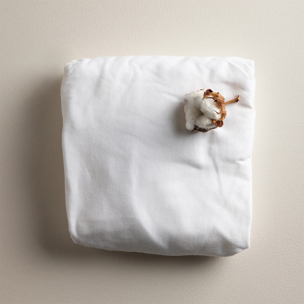 Drap-housse Sebra pour lit Junior 70 x 160 cm Blanc