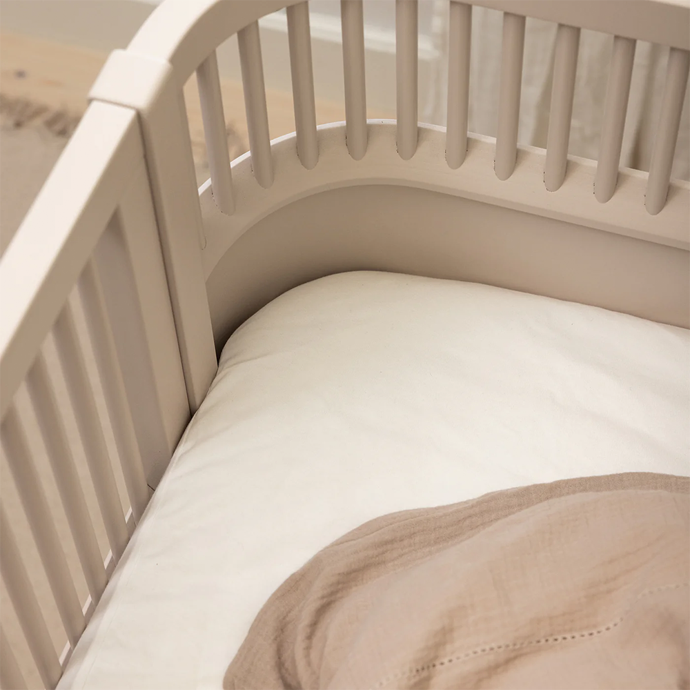 Drap-housse Sebra pour lit Junior 70 x 160 cm Blanc