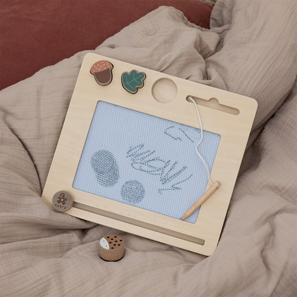 Tablette à dessin magnétique Sebra en bois