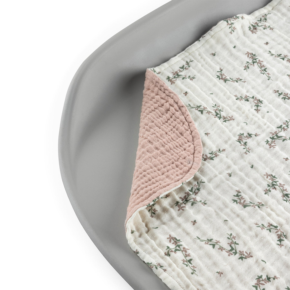 Sebra Musselin Wickelunterlage 2er-Set Powder Rose