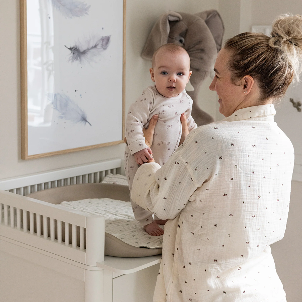 Sebra Muslin Changing Mat 2-Pack Sophora Leaves