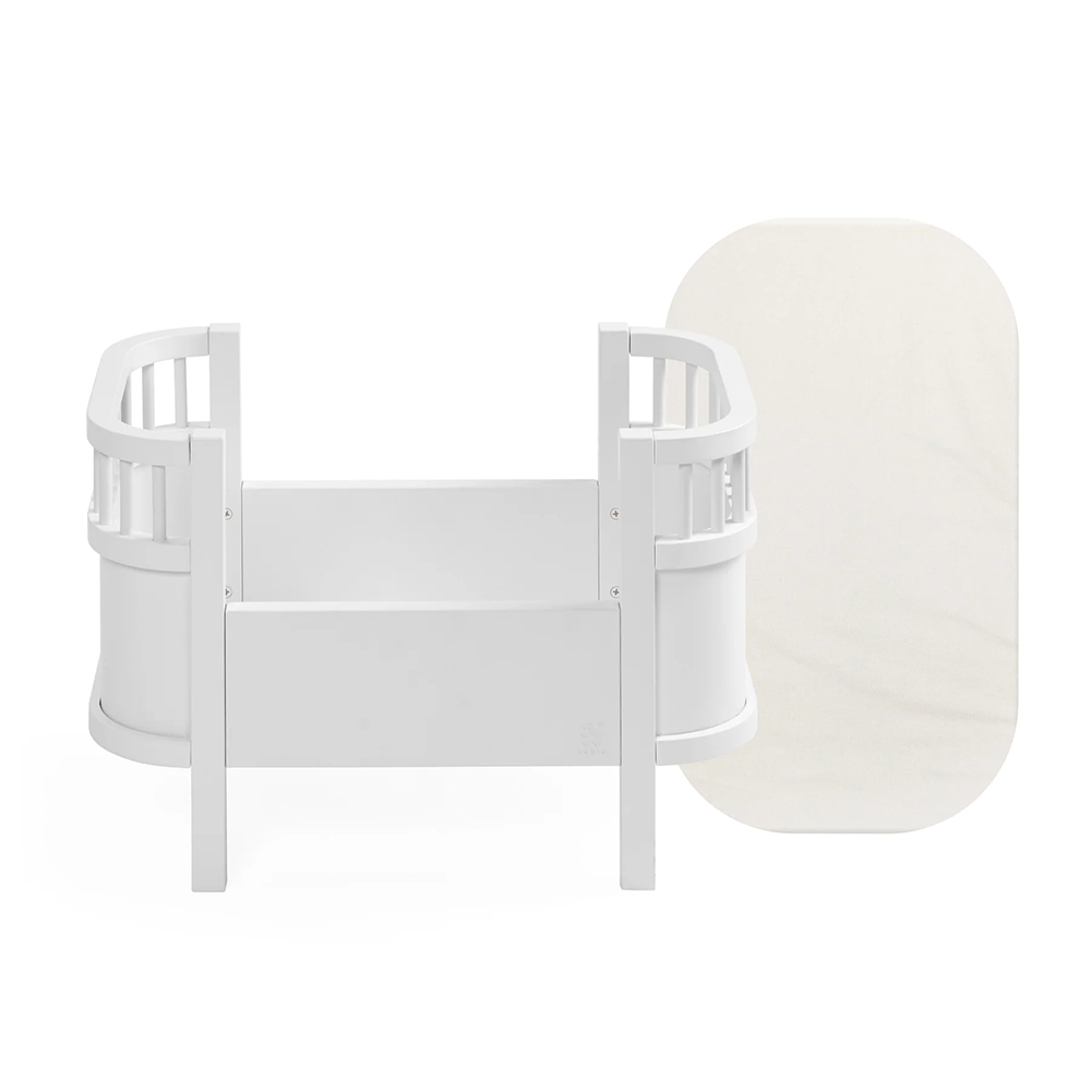 Sebra Puppenbett mit Matratze Classic White