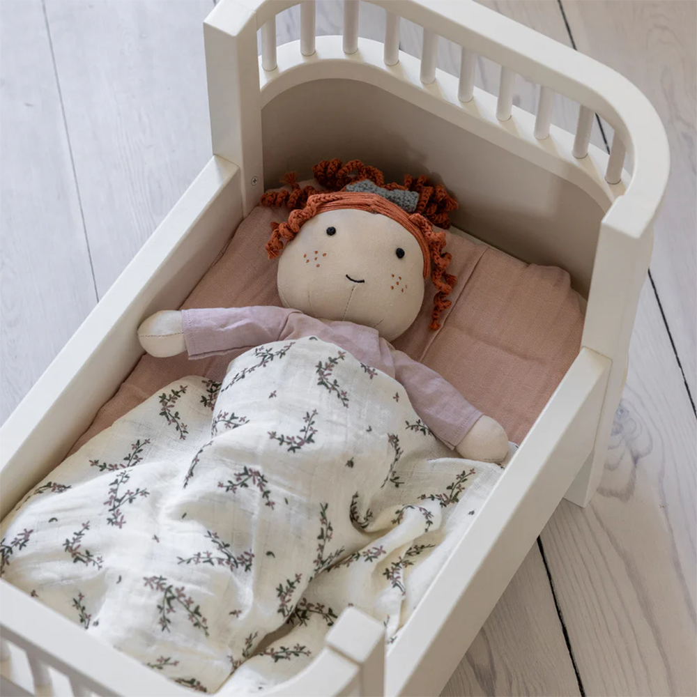 Sebra Puppenbett mit Matratze Classic White