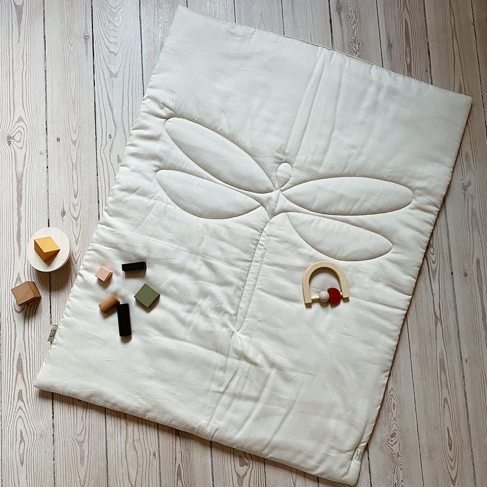 Kas Kopenhagen Krabbeldecke Dragonfly Beige