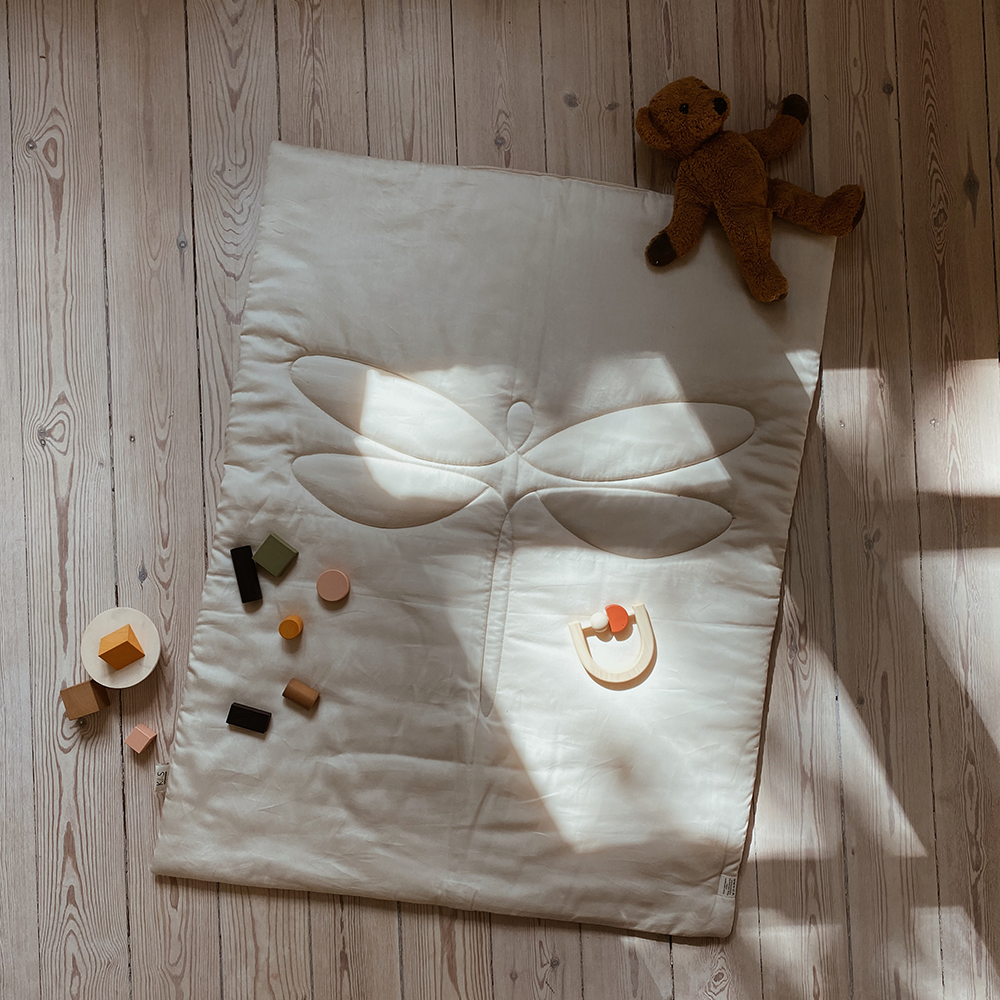 Kas Kopenhagen Krabbeldecke Dragonfly Beige