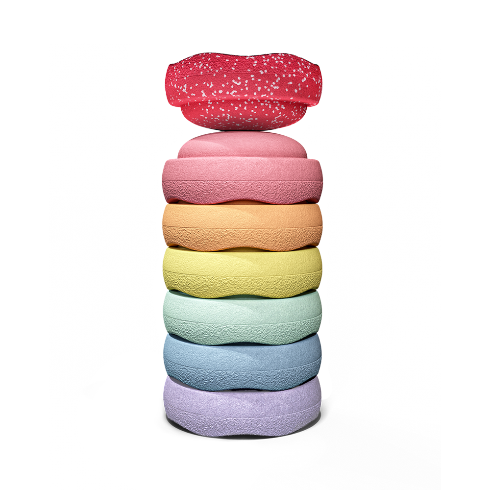Stapelstein Blush Weihnachts-Special Original Mini Rainbow Pastel