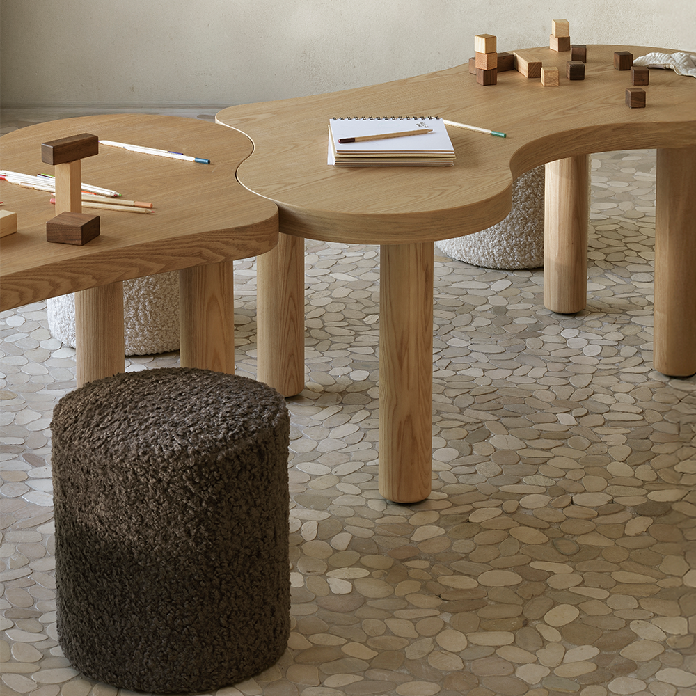 Quax Organischer Tisch 'Modu' Natural Ash