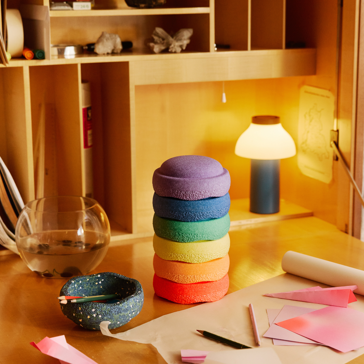 Stapelstein Blush Spring Special Original Mini Rainbow Classic