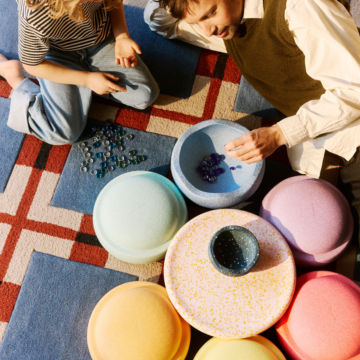 Stapelstein Spring Special Rainbow Set Pastel