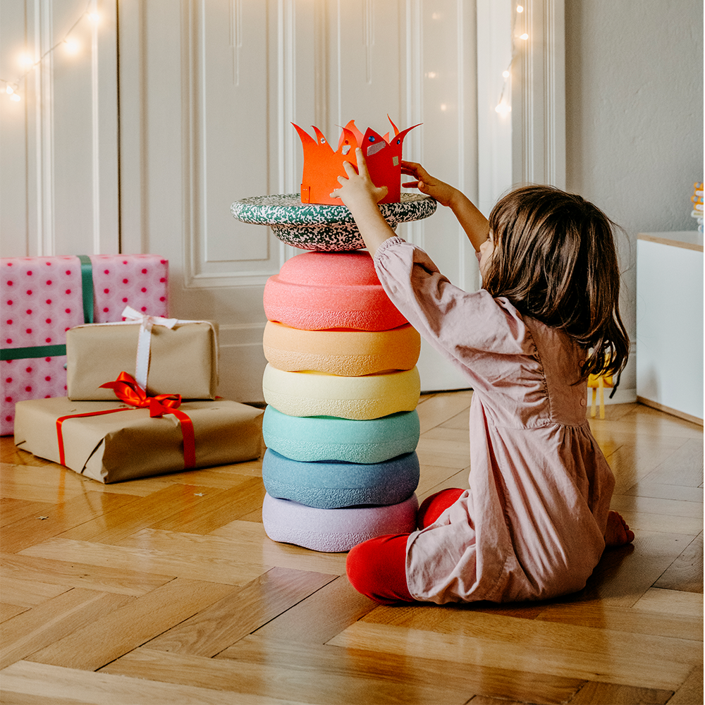 Stapelstein  Blush Weihnachts-Special Rainbow Set  Pastel