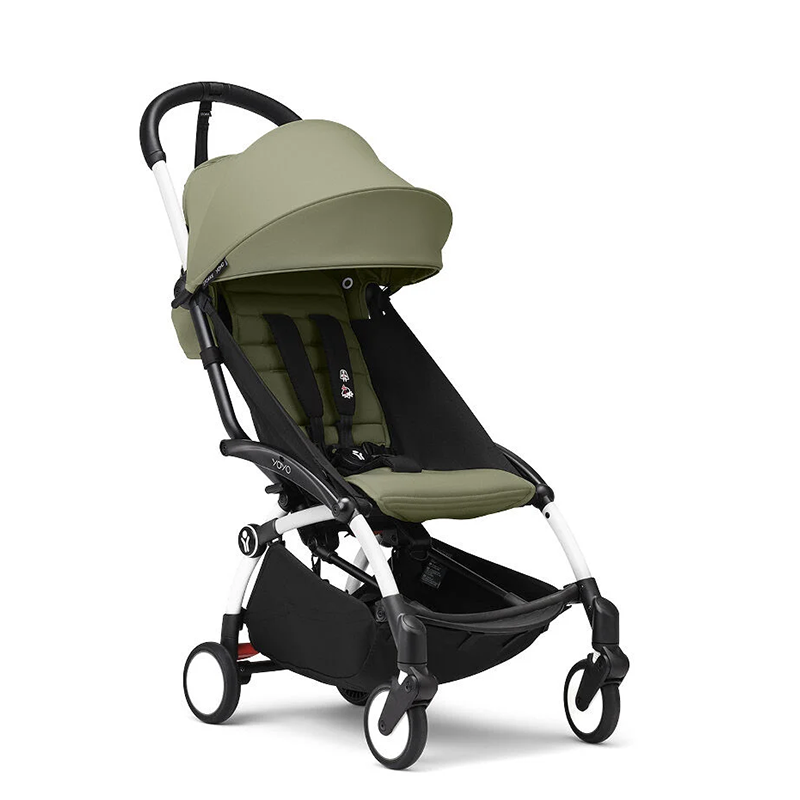 Stokke YOYO³ 6+ White/Olive - Online MY SNOWFLAKE