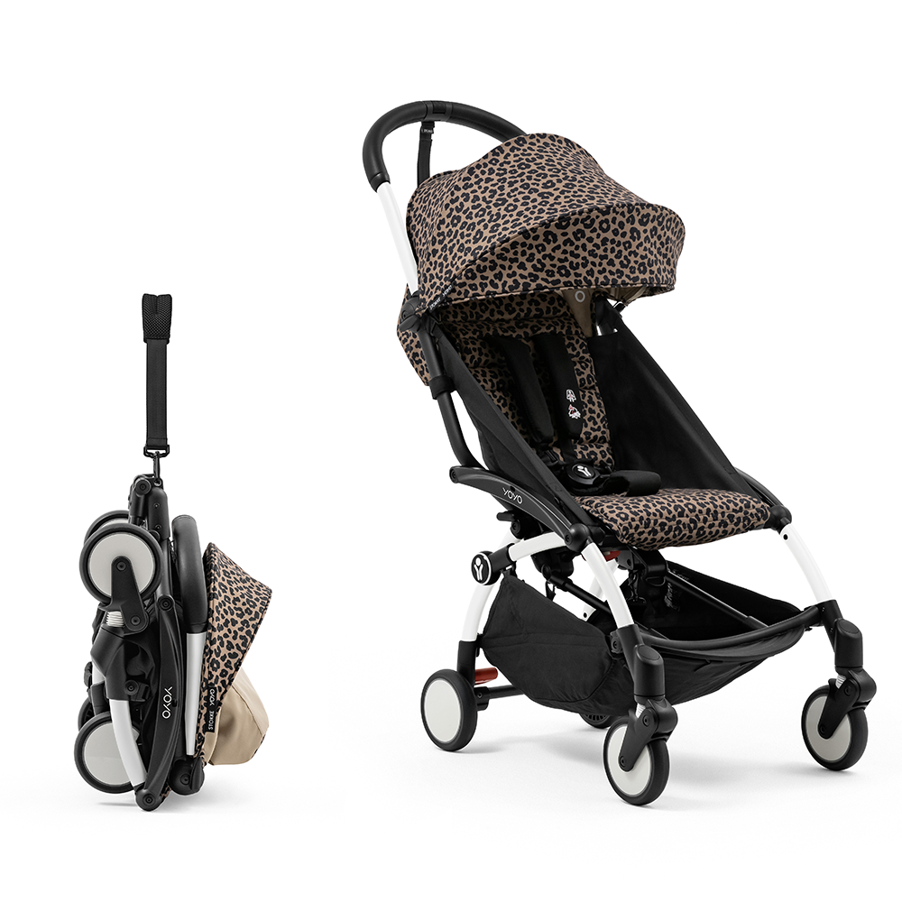 Stokke YOYO³ 6+ &#39;Wild Collection&#39; White/Leopard