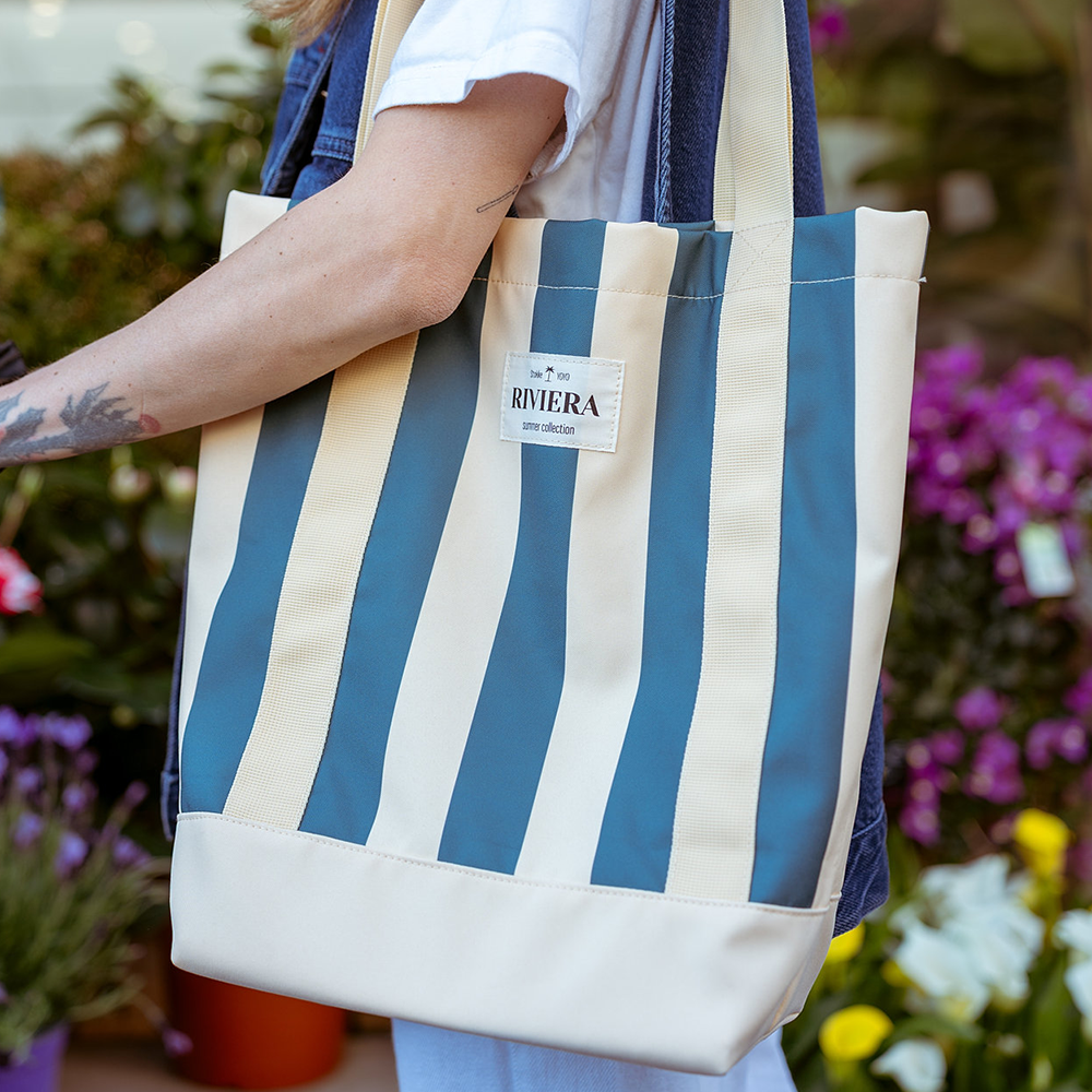 Stokke®  YOYO³ 6+ 'Riviera Collection' Summerkit mit Bezug, Sonnenschirm und Beach Bag Monaco