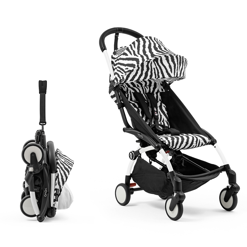 Stokke YOYO³ 6+ &#39;Wild Collection&#39; White/Zebra