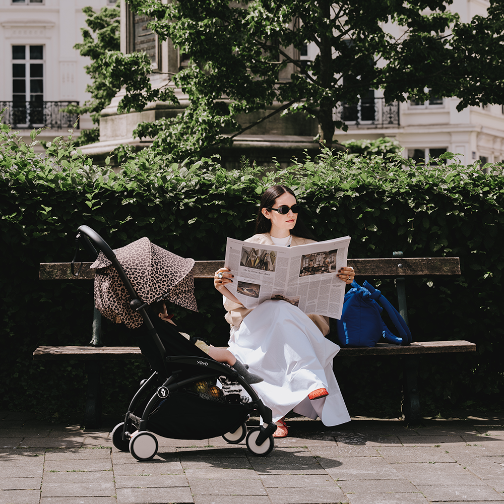 Stokke YOYO³ 6+ &#39;Wild Collection&#39; Black/Leopard
