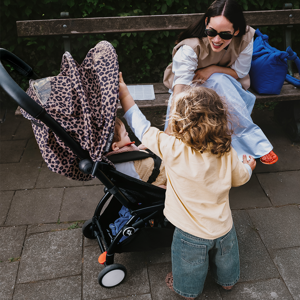 Stokke YOYO³ 6+ &#39;Wild Collection&#39; Black/Leopard