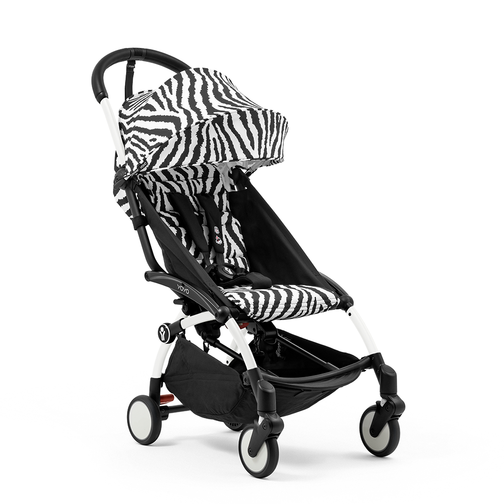 Stokke YOYO³ 6+ &#39;Wild Collection&#39; White/Zebra