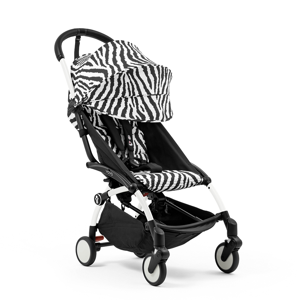 Stokke YOYO³ 6+ &#39;Wild Collection&#39; White/Zebra