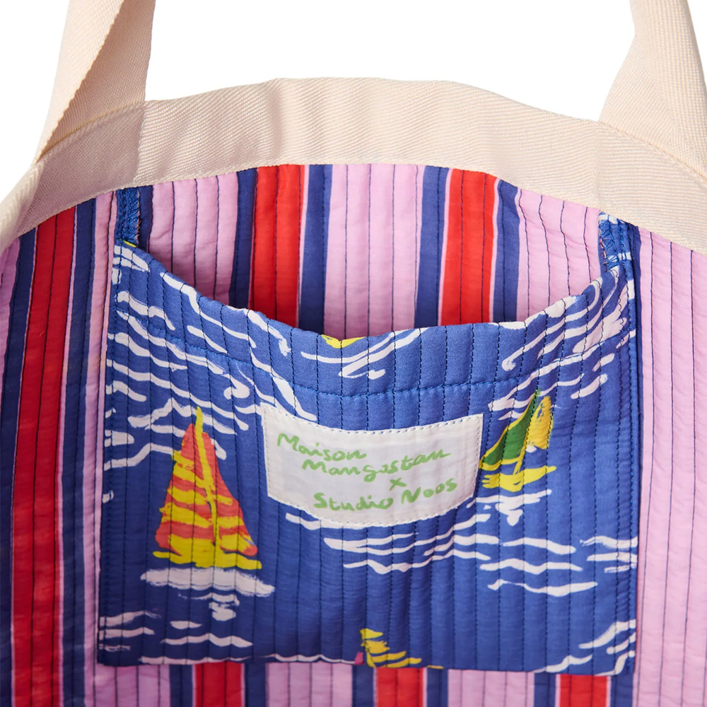 Studio Noos  Beach Bag 'Maison Mangostan x Studio Noos' Barcos
