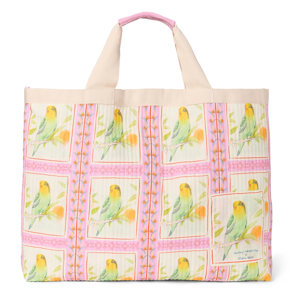 Studio Noos  Beach Bag 'Maison Mangostan x Studio Noos' Birds