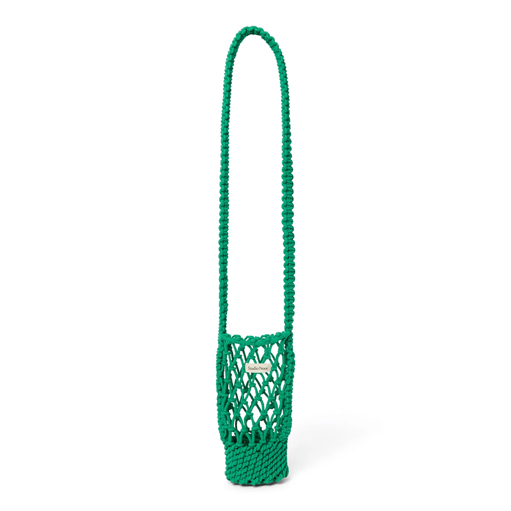 Studio Noos Macramé Bottle Bag 'Bottle Bag' Green