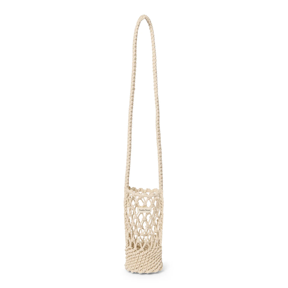 Studio Noos Macramé Bottle Bag 'Natural'