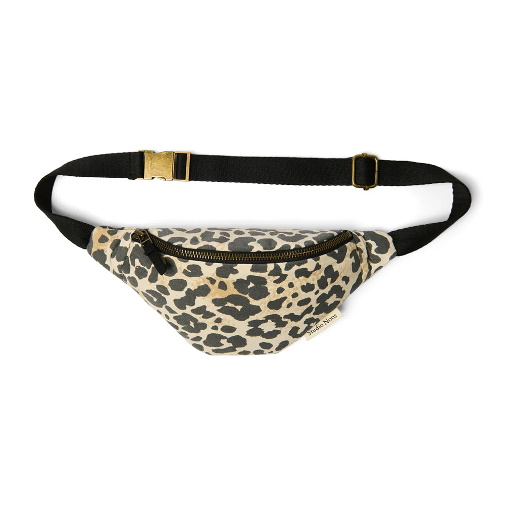 Studio Noos Gürteltasche Mini für Kinder &#39;Soft Cotton&#39; Leopard