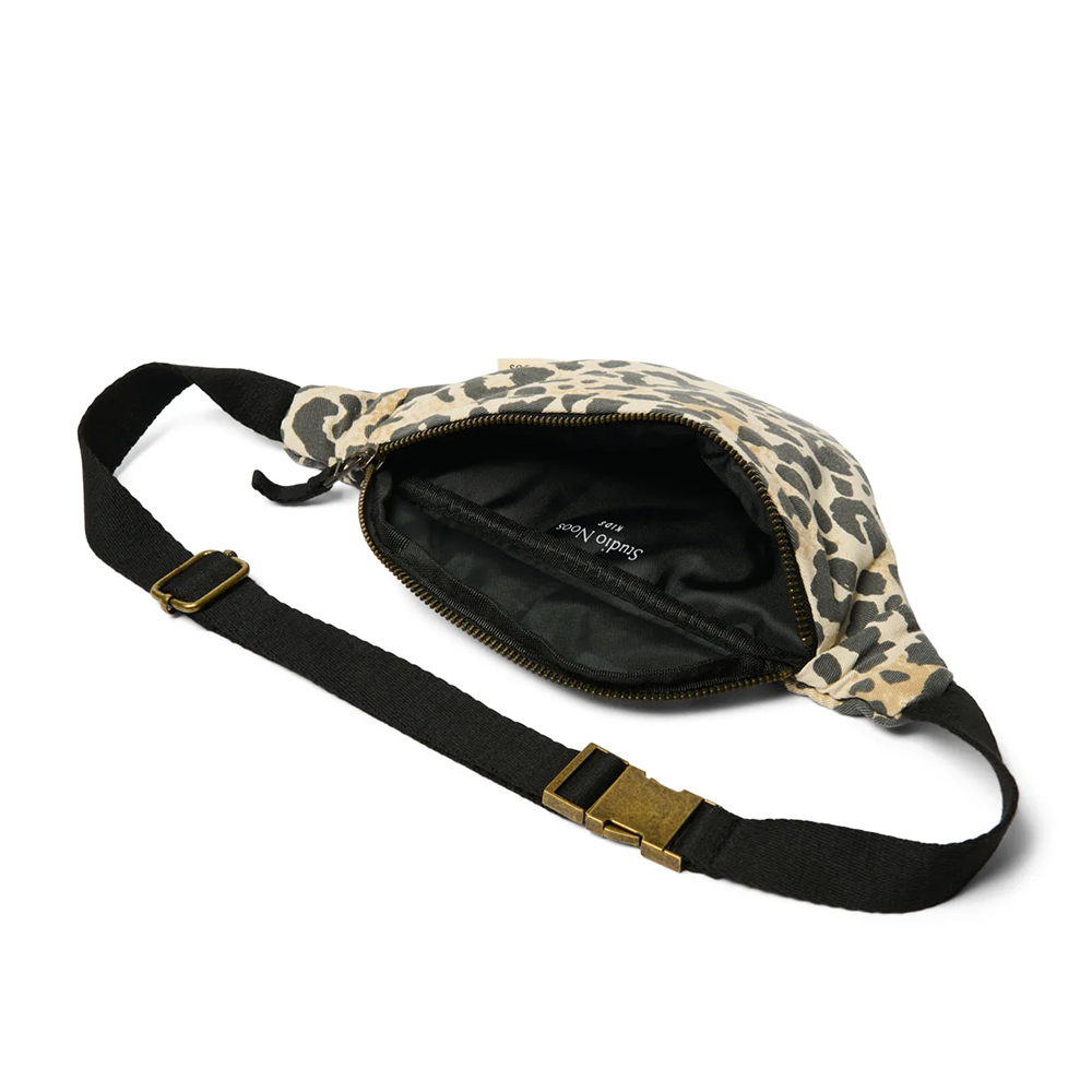 Studio Noos Gürteltasche Mini für Kinder &#39;Soft Cotton&#39; Leopard